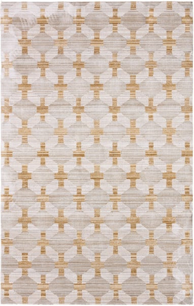 Muted Mosaic Taylen Grey/Yellow (MUM-01) Outdoor Area Rug | Rugs Direct