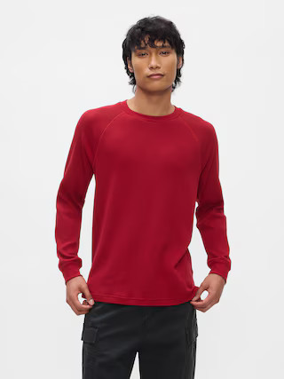 Waffle-Knit Raglan T-Shirt | Gap (US)