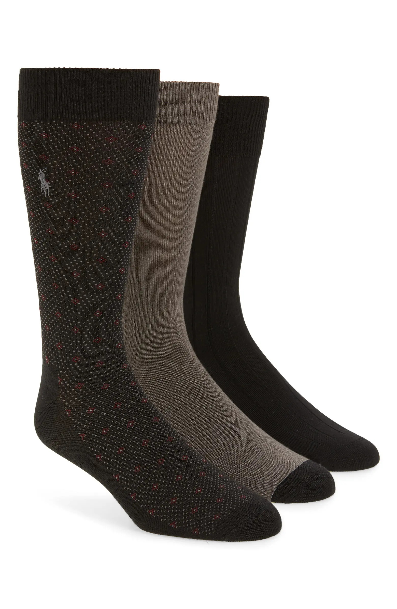 Assorted 3-Pack Supersoft Dress Socks | Nordstrom