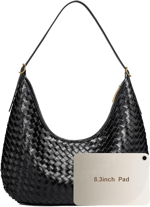 Woven Hobo Bag Woven Purse Woven Shoulder Bag Woven Handbags for Women | Amazon (US)