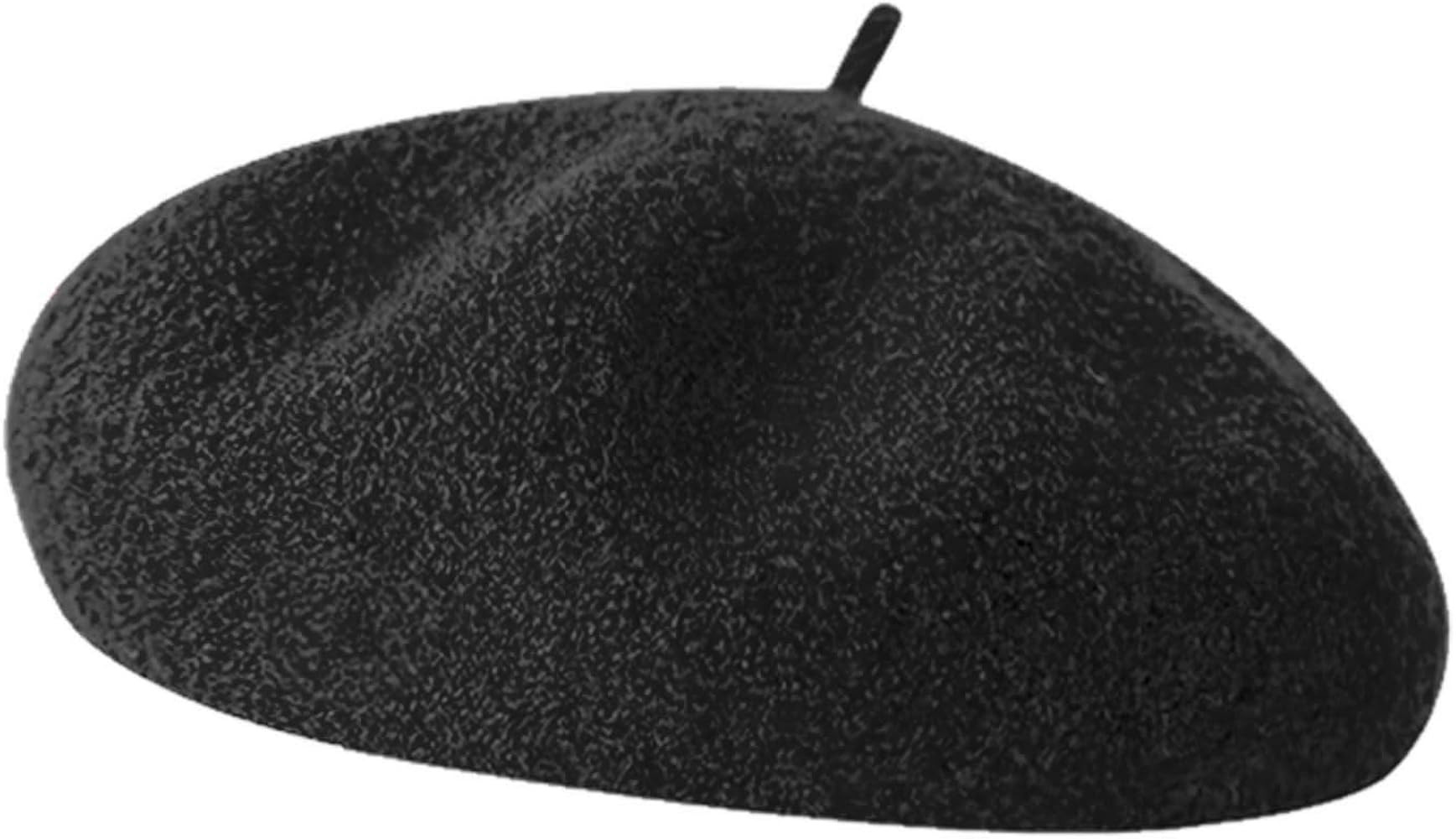 Wool Berets for Women - Classic French Beret Hats for Women and Kids, Solid Color Artist Style | Amazon (US)