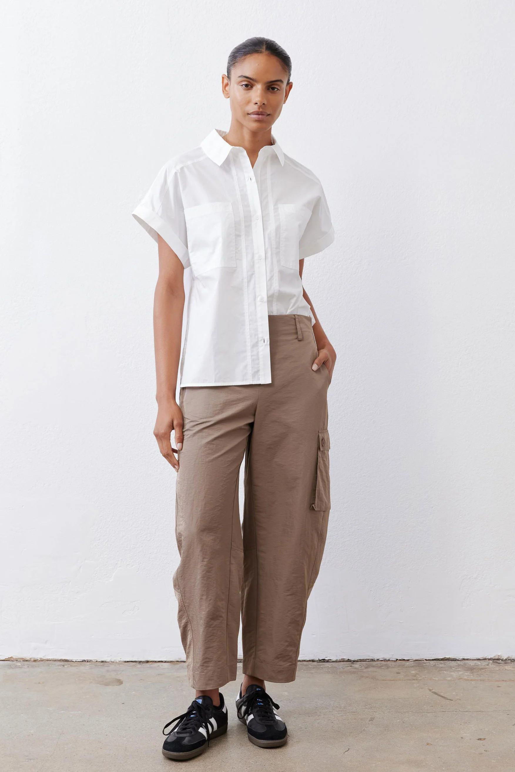 The Relaxed Cargo Barrel Pants | Ruti