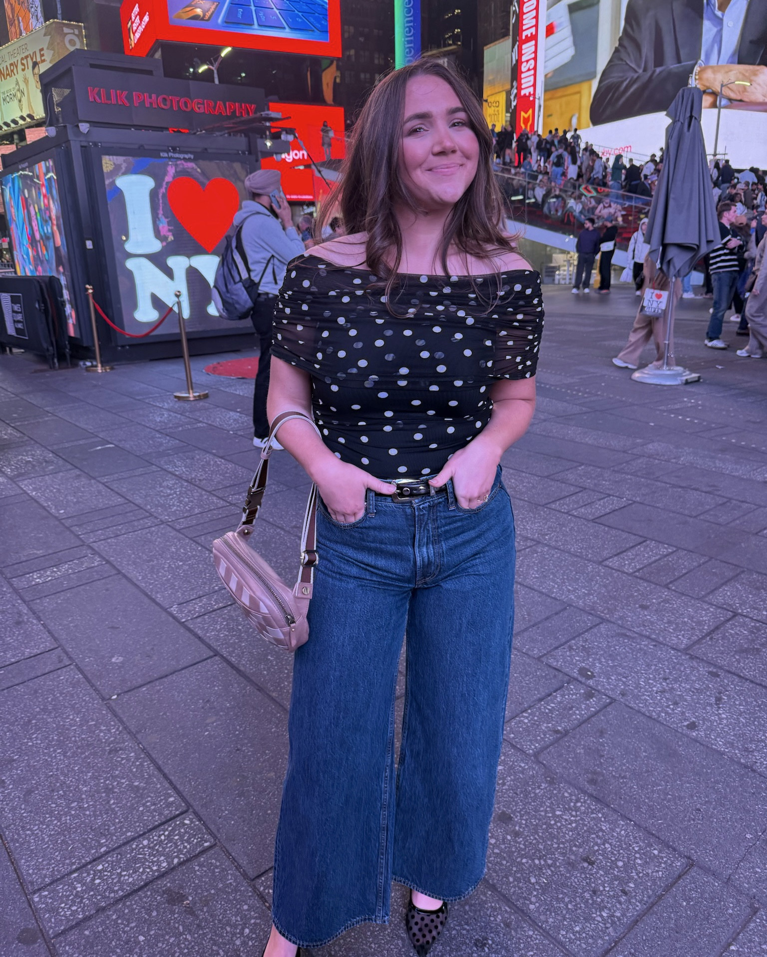 I ❤️ NYC! Small in top and wearing 27/SHORT in jeans! Shoes are from Amazon with lots of color options 

#LTKTravel #LTKFindsUnder100