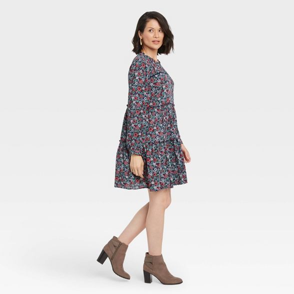 Women's Long Sleeve Babydoll Dress - Knox Rose™ | Target