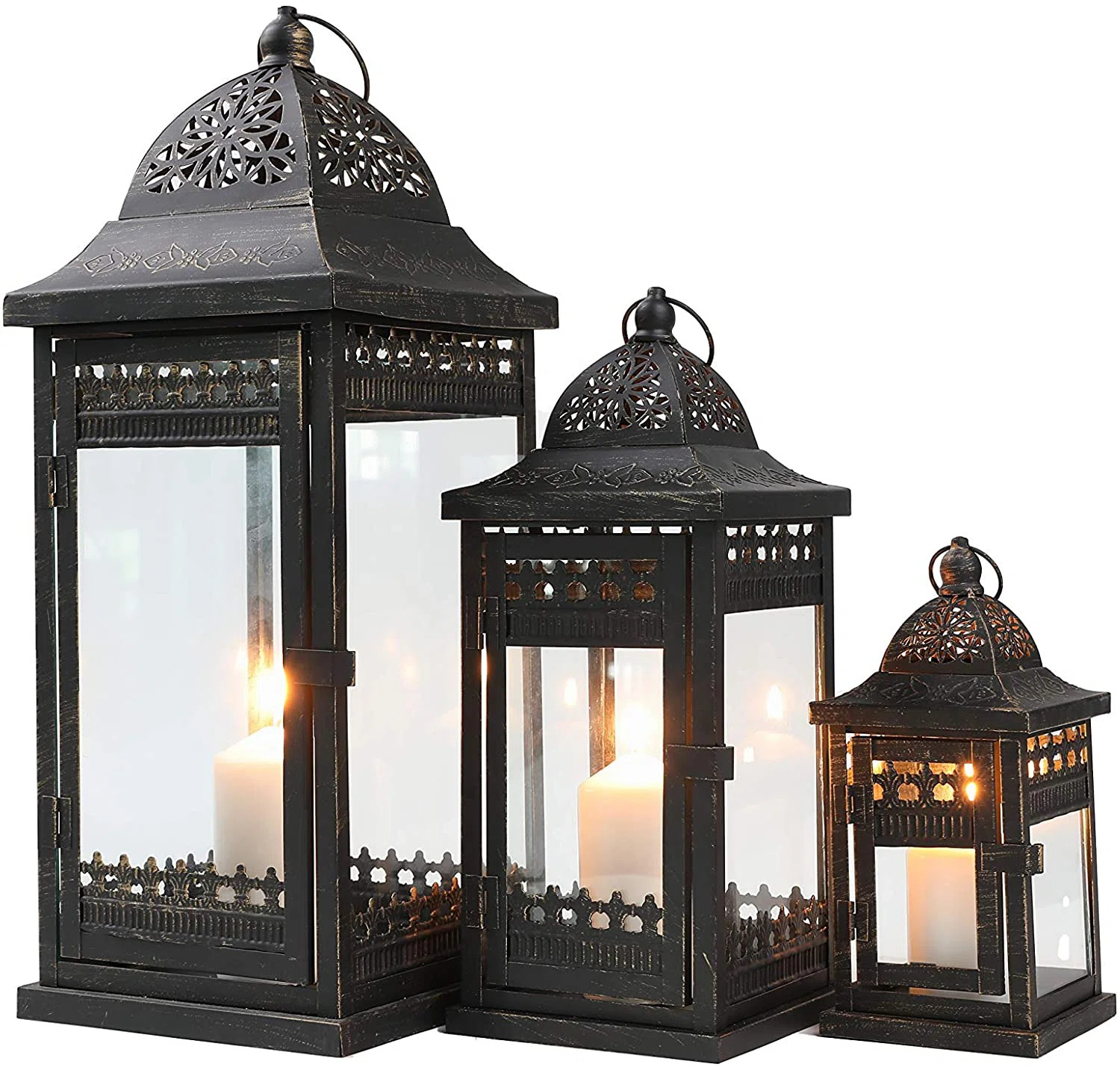 3 Piece Tabletop Decorative Candle Lantern Set | Wayfair North America