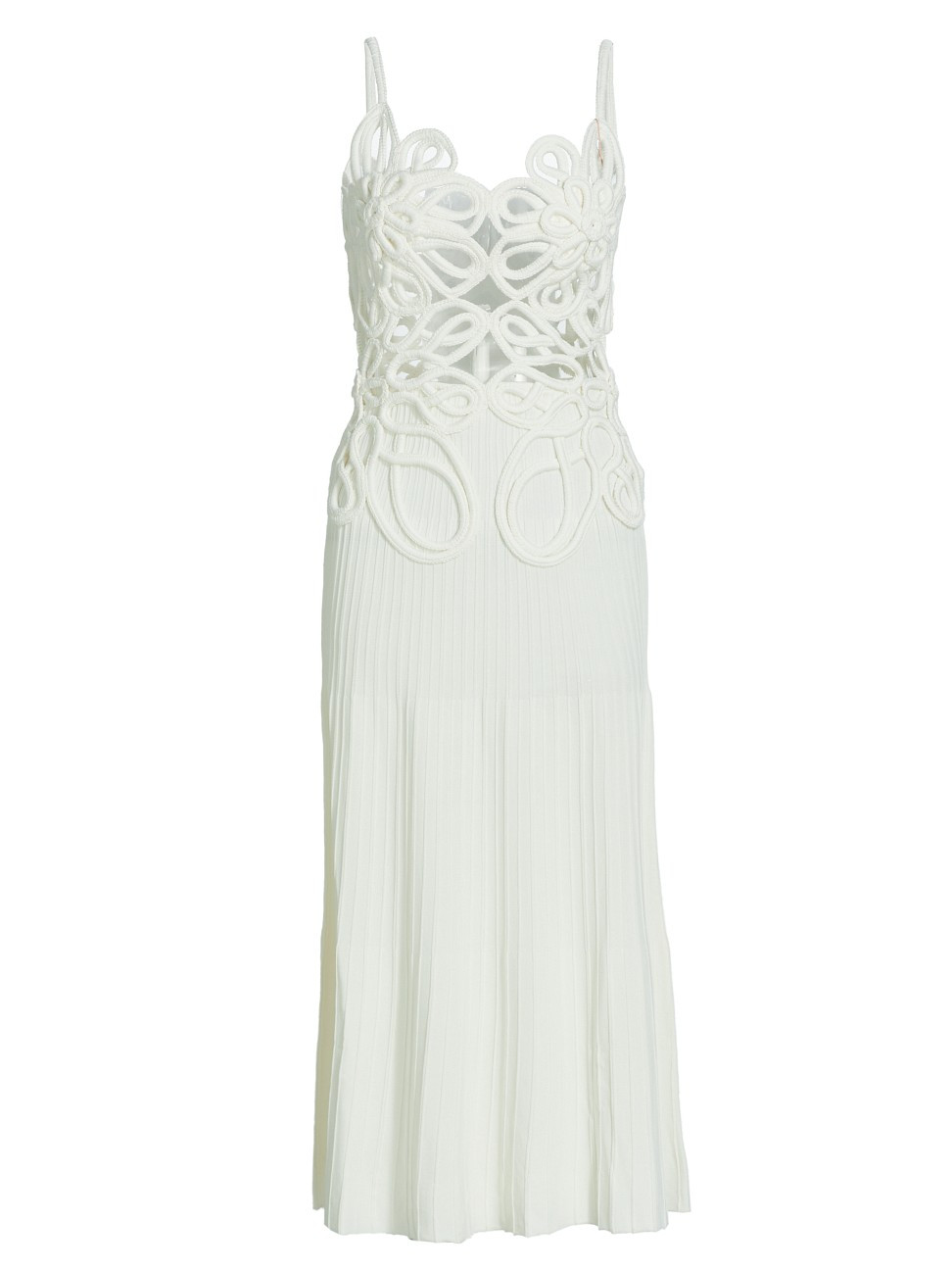 Women's Nalda Crochet Knit Midi-Dress - Off White - Size Small | Saks Fifth Avenue