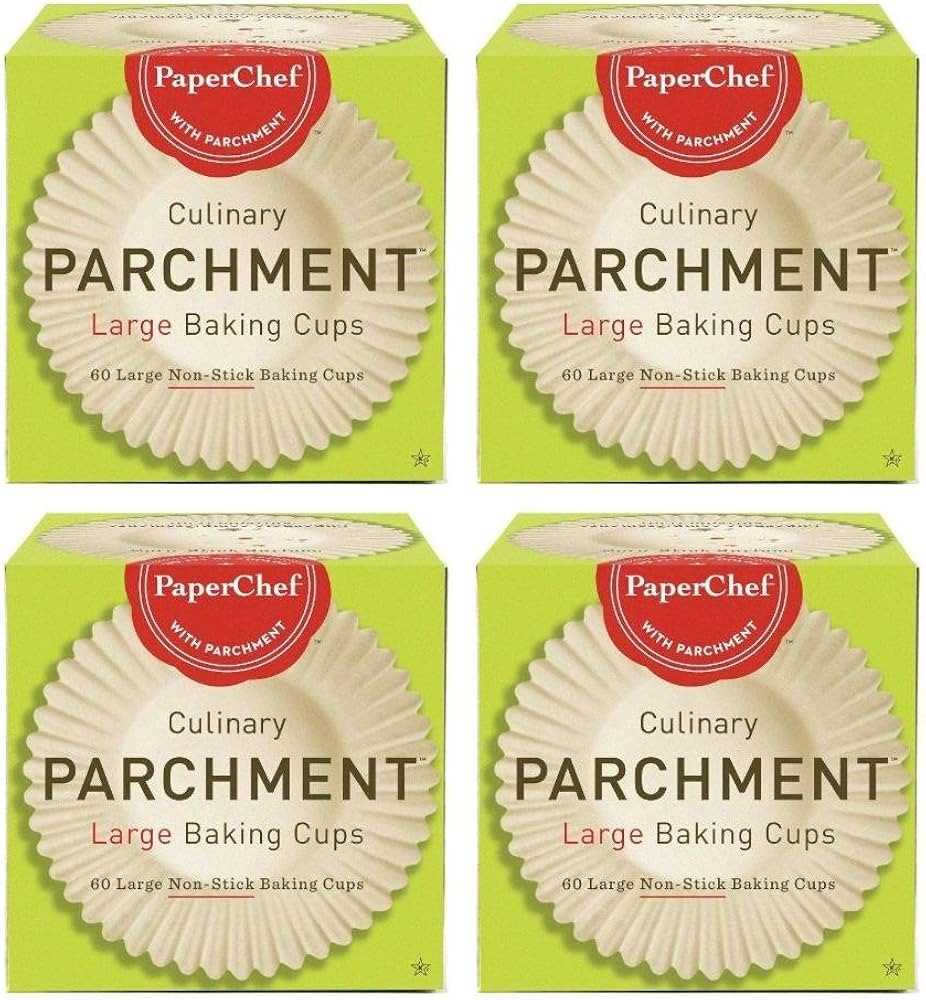 Standard Disposable Paper Cupcake Liners / Baking Cups For Housewarming, 60-ct / Box (Pack of 4) | Amazon (US)