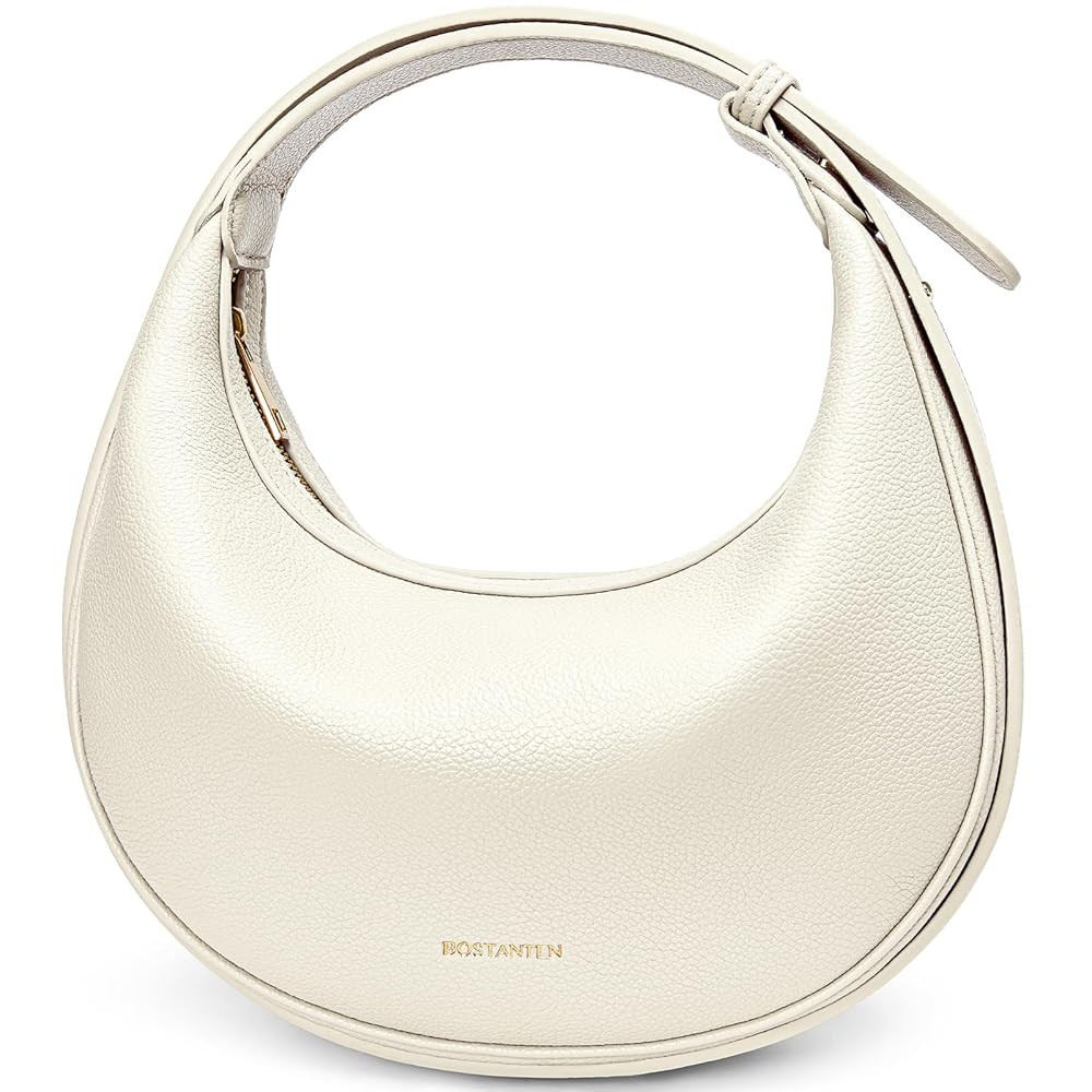 BOSTANTEN Crescent Shoulder Bag Vegan Leather Purses for Women Trendy Crossbody Clutch Hobo Handb... | Amazon (US)