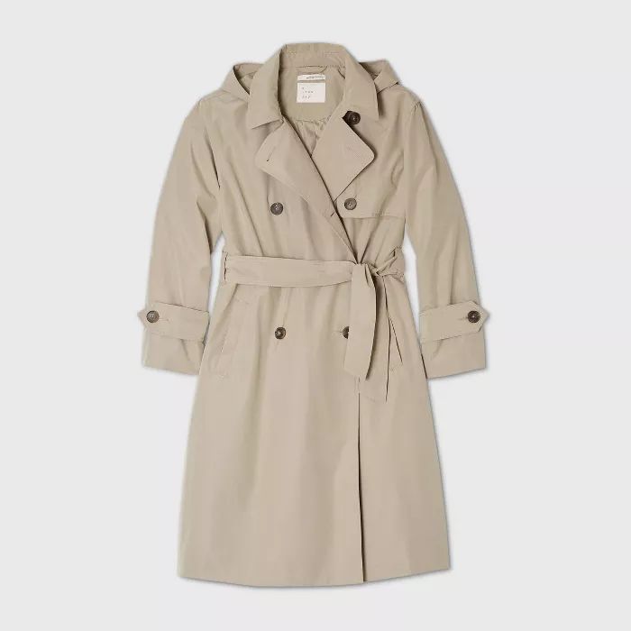 Women's Trench Coat - A New Day™ Khaki | Target