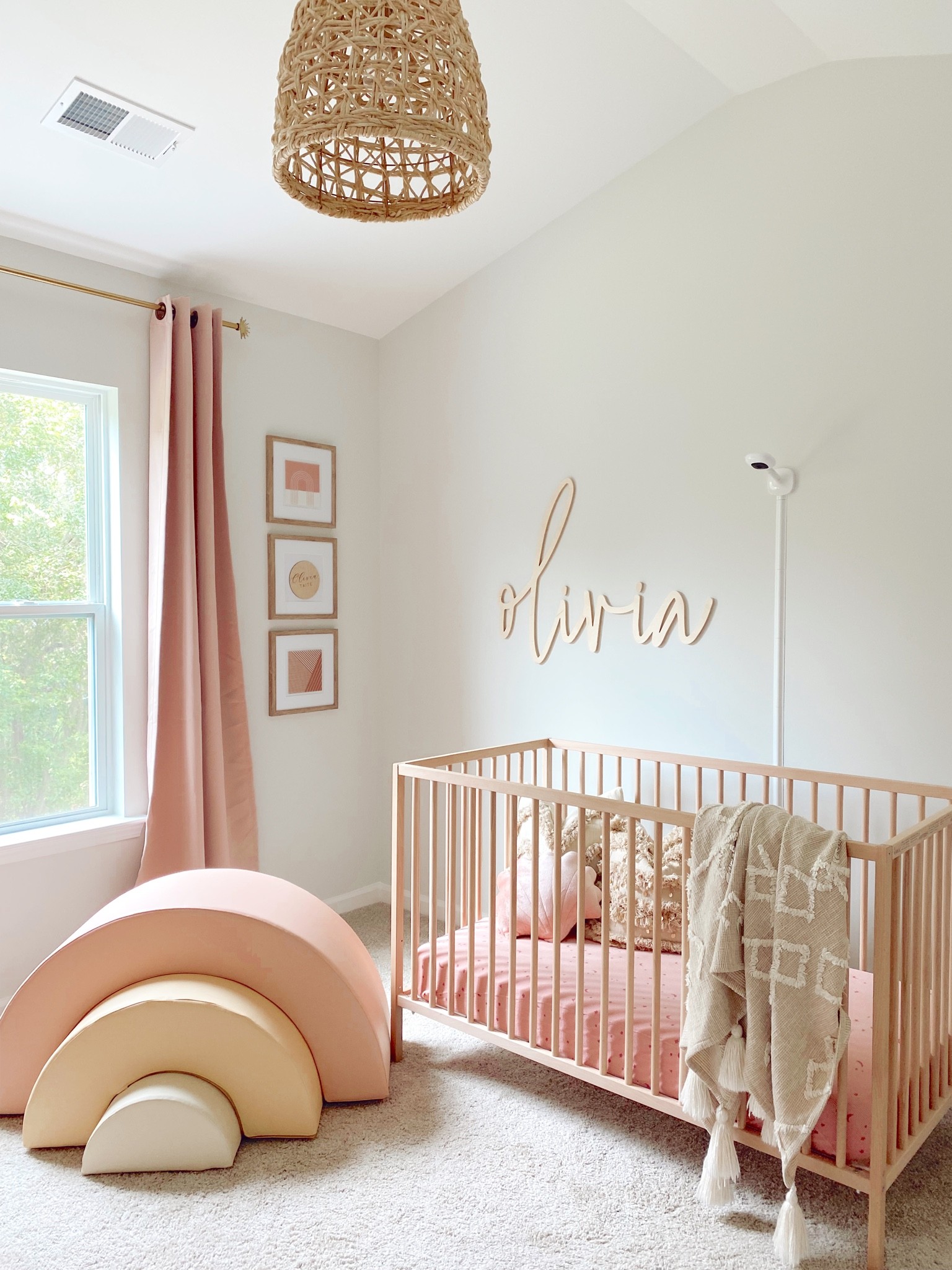 peeeeep - this precious little growing girls summer nursery! 

#nursery #bohonursery #girlsnursery #bohodecor #bohonursery #neutralnursery #pinknursery

#LTKbaby #LTKkids #LTKhome