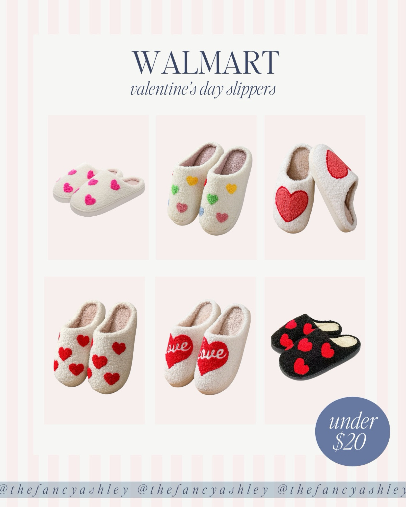 These Walmart Valentine’s Day slippers are SO cute! Tons of darling options, all under $20! Perfect for gifting or treating yourself!

#LTKFindsUnder50 #LTKShoeCrush #LTKSeasonal
