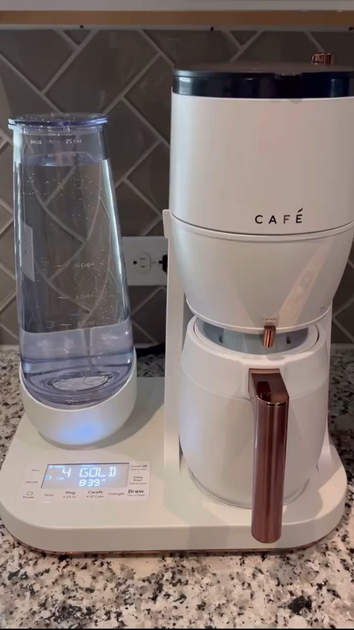 The newest trending coffee maker from Cafe is THE solution to all your coffee wants and needs. Grinds beans, then brews in one step. It has a single serve or carafe setting and a smart home app to manage your brew schedule!

#LTKhome