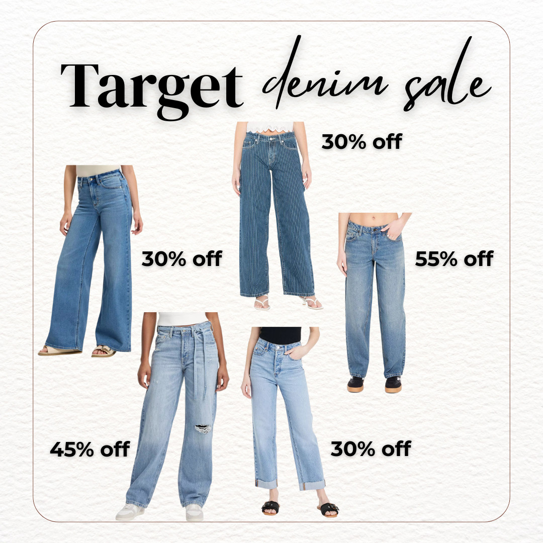 Denim never goes out of style! Target is having sales of up to 55% off on some styles! Grab them before they are gone! 

#target #denim #pants  

 #LTKSaleAlert #LTKFindsUnder50 #LTKStyleTip