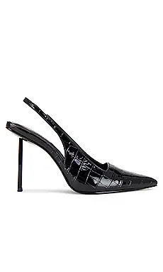 FEMME LA G63 Slingback in Exotic Noir from Revolve.com | Revolve Clothing (Global)