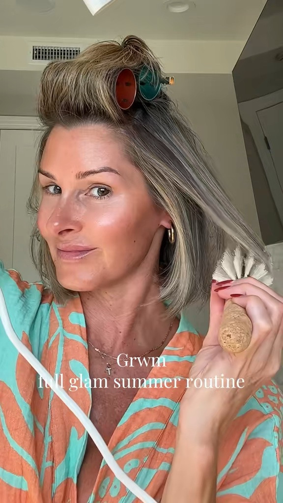 grwm: full glam summer routine ☀️✨ get ready with me for effortless summer beauty — hair, makeup, everything. this routine covers blow drying and curling my bob into soft beachy waves, then a full face application with foundation, concealer, contour, and a soft glam eye for a dewy summer finish. perfect for date nights, vacation, or any day you want that put-together-but-not-trying-too-hard glow. shop every product used linked below 👇

#LTKgrwm #LTKOver40 #LTKBeauty