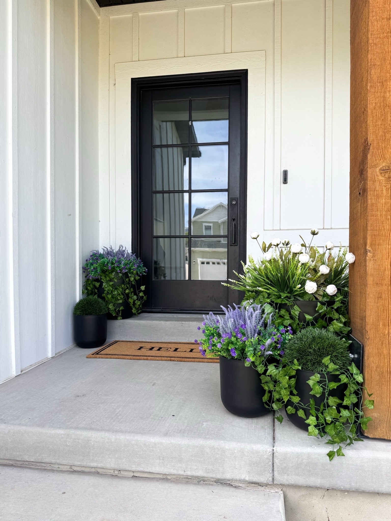 Porch refresh! Used code Projectweekley for discount on the pots!