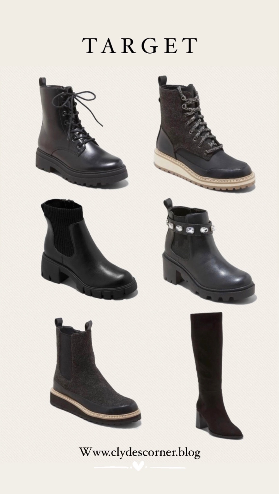 Target Fall Boots! 

#boots #fallfashion #target #targetfashion #combatboots #fallboots

#LTKunder50 #LTKSeasonal #LTKshoecrush