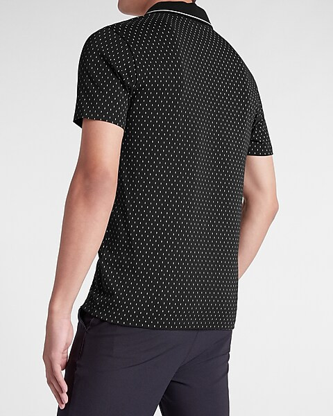 Geo Print Moisture-Wicking Performance Polo | Express