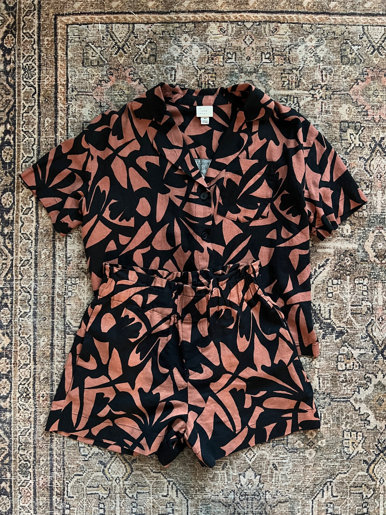 Picked up this summer matching set at Target today, fits so good! | matching set, Target, women’s style, under 40, casual style, jumpsuit, summer outfits