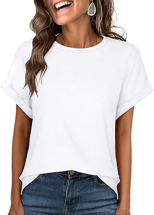ANRABESS Women's Oversized Short Sleeve T Shirts | Amazon (US)