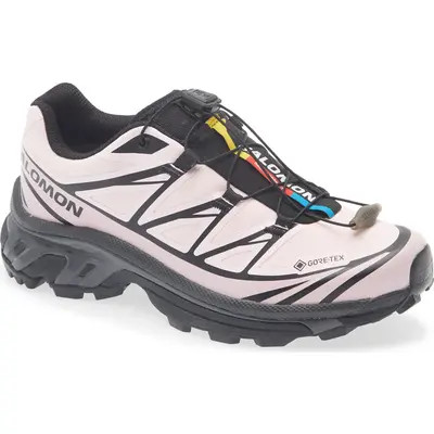 Salomon Gender Inclusive XT-6 Gore-Tex® Waterproof Sneaker in Olive Night/Dried Herb at Nordstrom, Size 14 Women's | Nordstrom