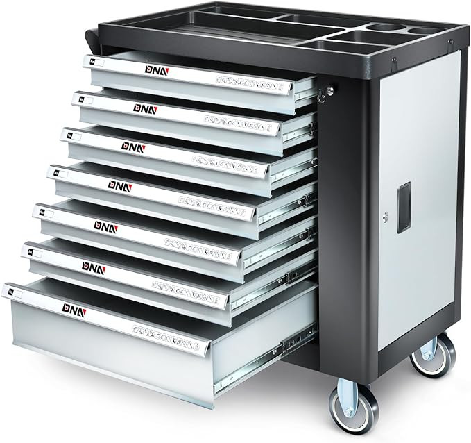 DNA MOTORING 7-Drawer Rolling Tools Chest, Rolling Tool Storage Cabinet, Heavy Duty Mechanic Tool... | Amazon (US)