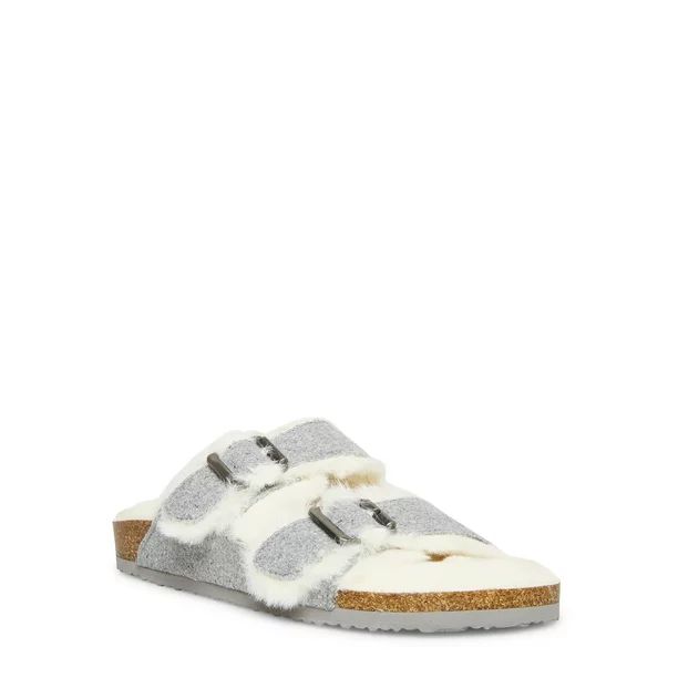 Madden Girl Women's Butterfly Faux Fur Lined Footbed Sandal - Walmart.com | Walmart (US)