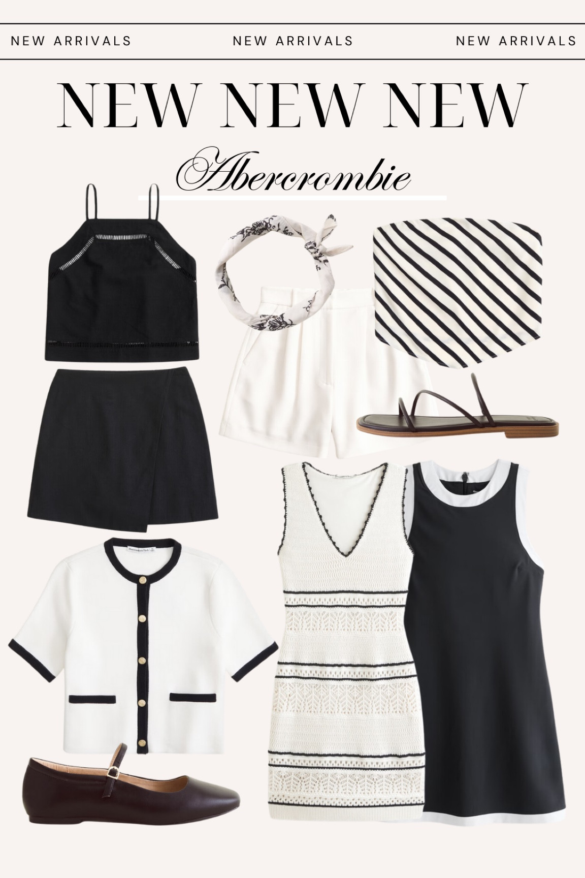 New arrivals from Abercrombie!
Abercrombie fashion, spring style, back and white style, spring dress, spring outfit, minidress, linen set, sandals, Mary Jane flats 

#LTKSeasonal #LTKfindsunder100 #LTKshoecrush