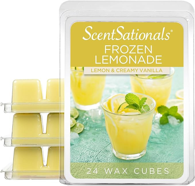 Scentsationals Wax Melts, Wax Cubes Strong Scent - Frozen Lemonade - Long Lasting Scented Wax Mel... | Amazon (US)