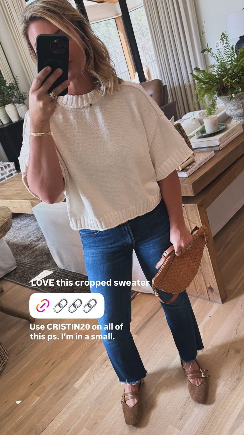 Cropped Anthro Sweater

use code CRISTIN 20 for 20% off 

 #LTKSeasonal