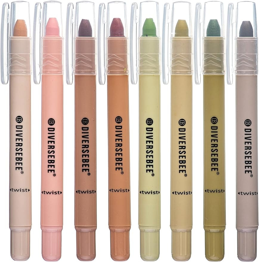DIVERSEBEE Highlighters and Pens No Bleed, 8 Pack Assorted Gel Colors for Bible Journaling, Schoo... | Amazon (US)