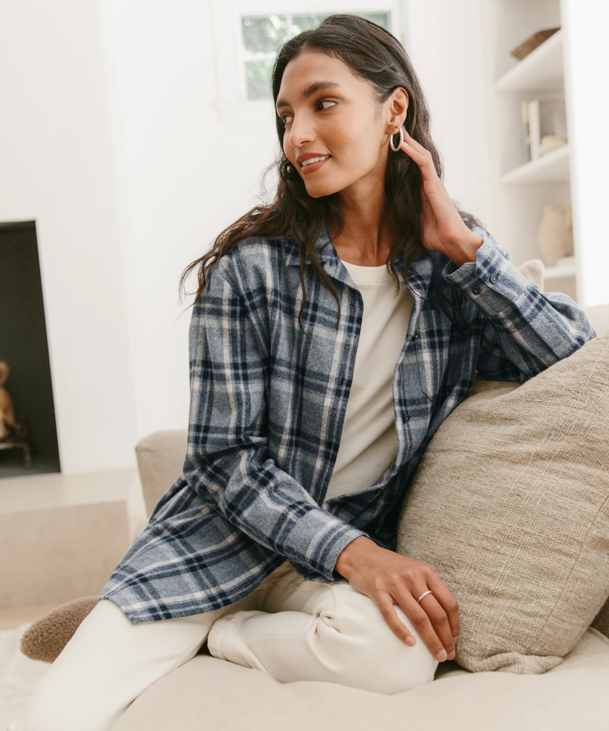 Flannel Boyfriend Shirt | Jenni Kayne