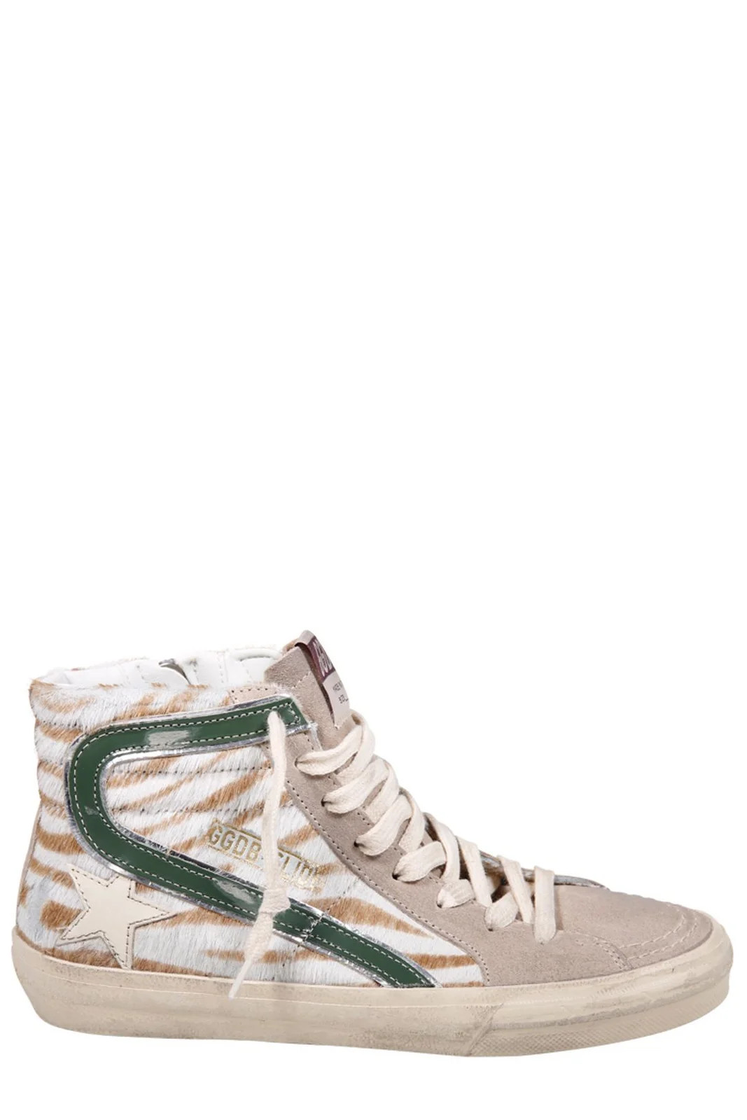 Golden Goose Deluxe Brand Slide High-Top Lace-Up Sneakers | Cettire Global