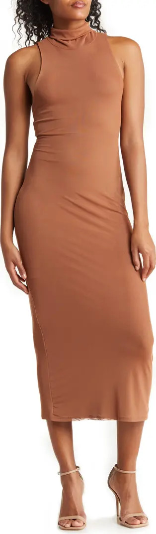 Serenity Turtleneck Sleeveless Midi Dress | Nordstrom Rack