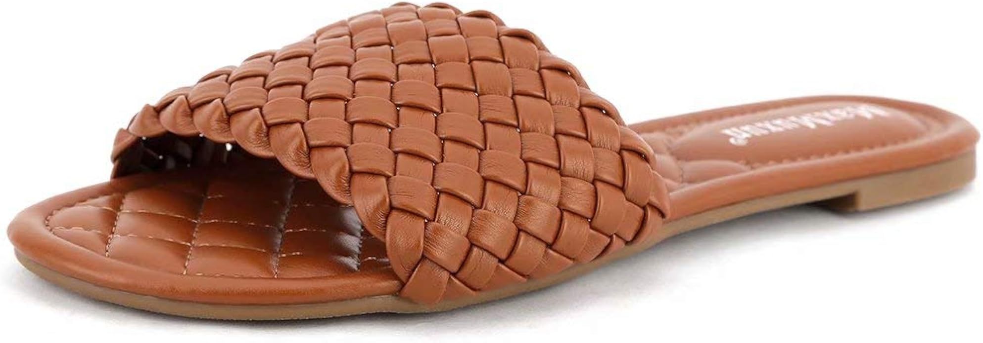 MaxMuxun Women Comfort Slip On Slides Memory Foam Flat Sandals | Amazon (CA)