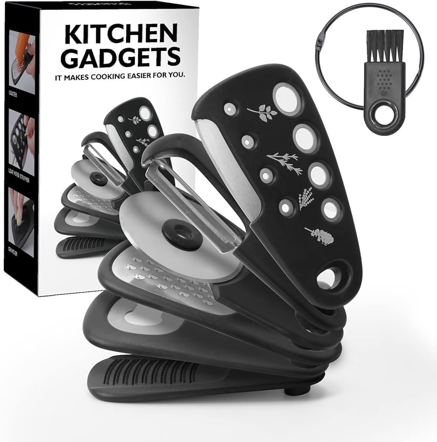 Amazon.com: Kitchen Gadgets Set 6 Pieces, Space Saving Cooking Tools Kitchen Accessories-Garlic/G... | Amazon (US)