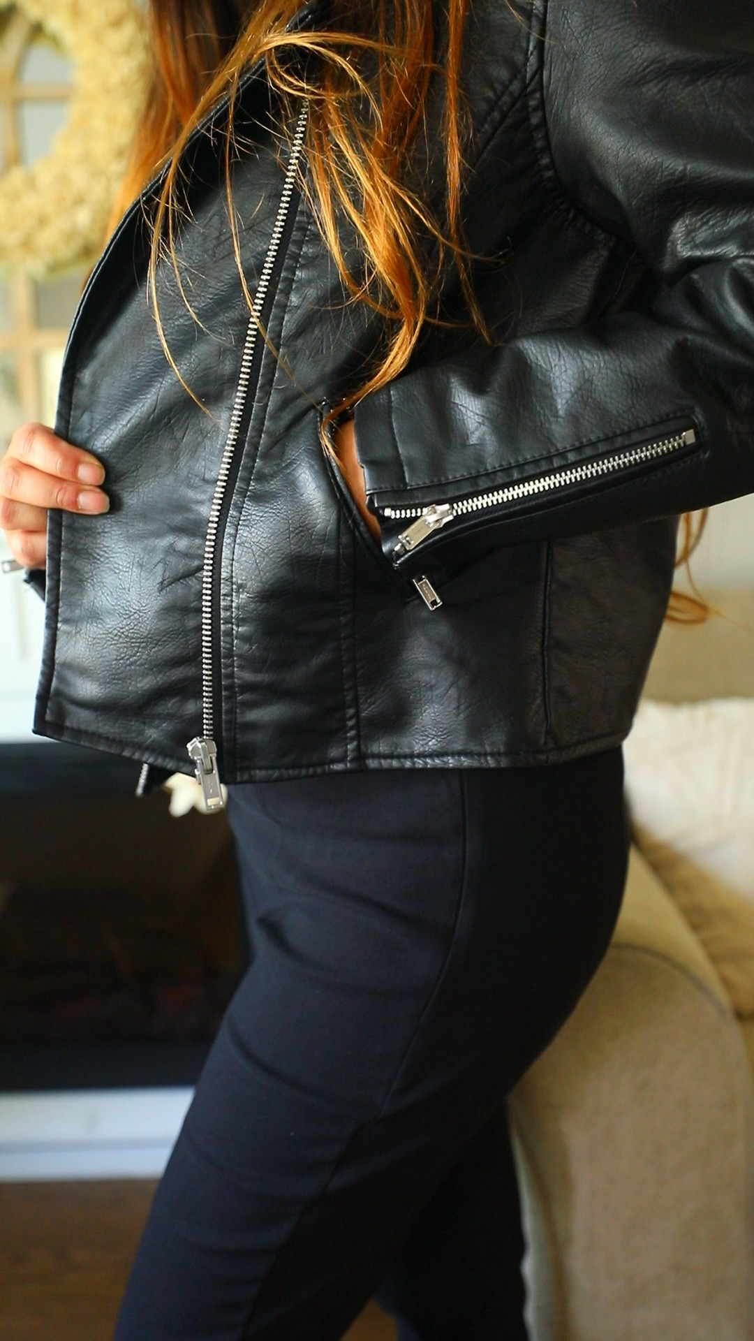 Faux Leather Moto Jacket Outfit

#LTKstyletip #LTKFind #LTKunder50