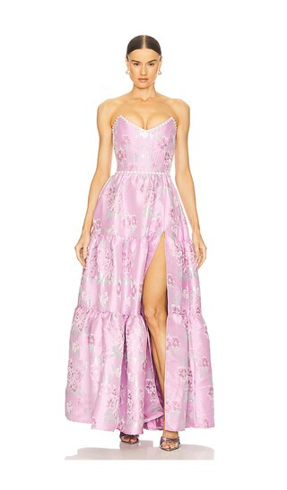 Vivian Dress in Orchid Baroque Floral | Revolve Clothing (Global)