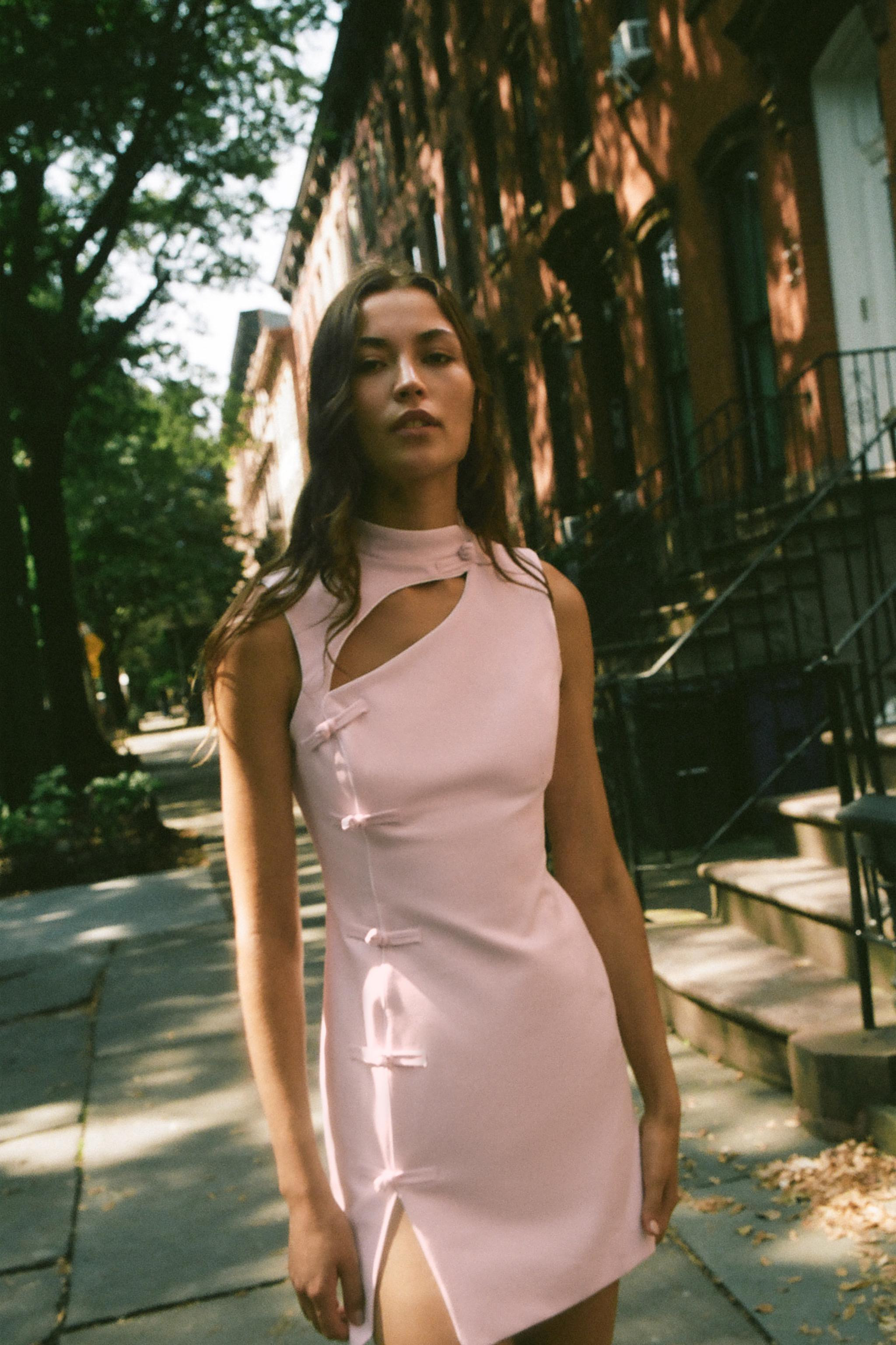 MINI FROG FASTENING DRESS | Zara US