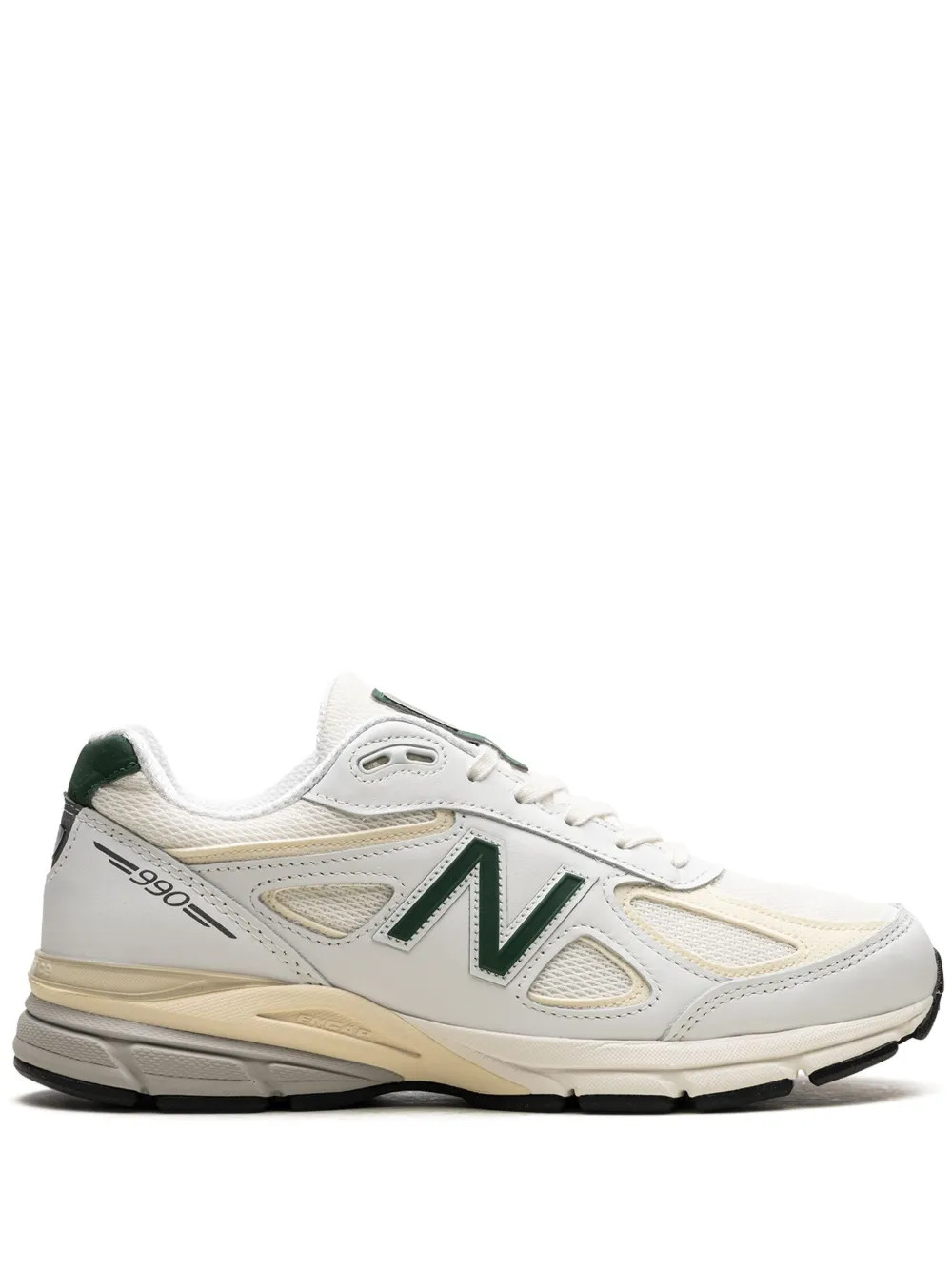 New Balance x Teddy Santis 990V4 Made In USA "White Green" Sneakers | White | FARFETCH | Farfetch Global
