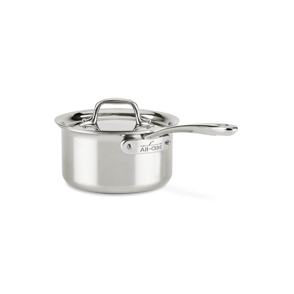 All-Clad D3 3-Ply Stainless Steel Sauce Pan with Lid 3 Quart, Induction, Oven Broiler Safe 600F, ... | Amazon (US)
