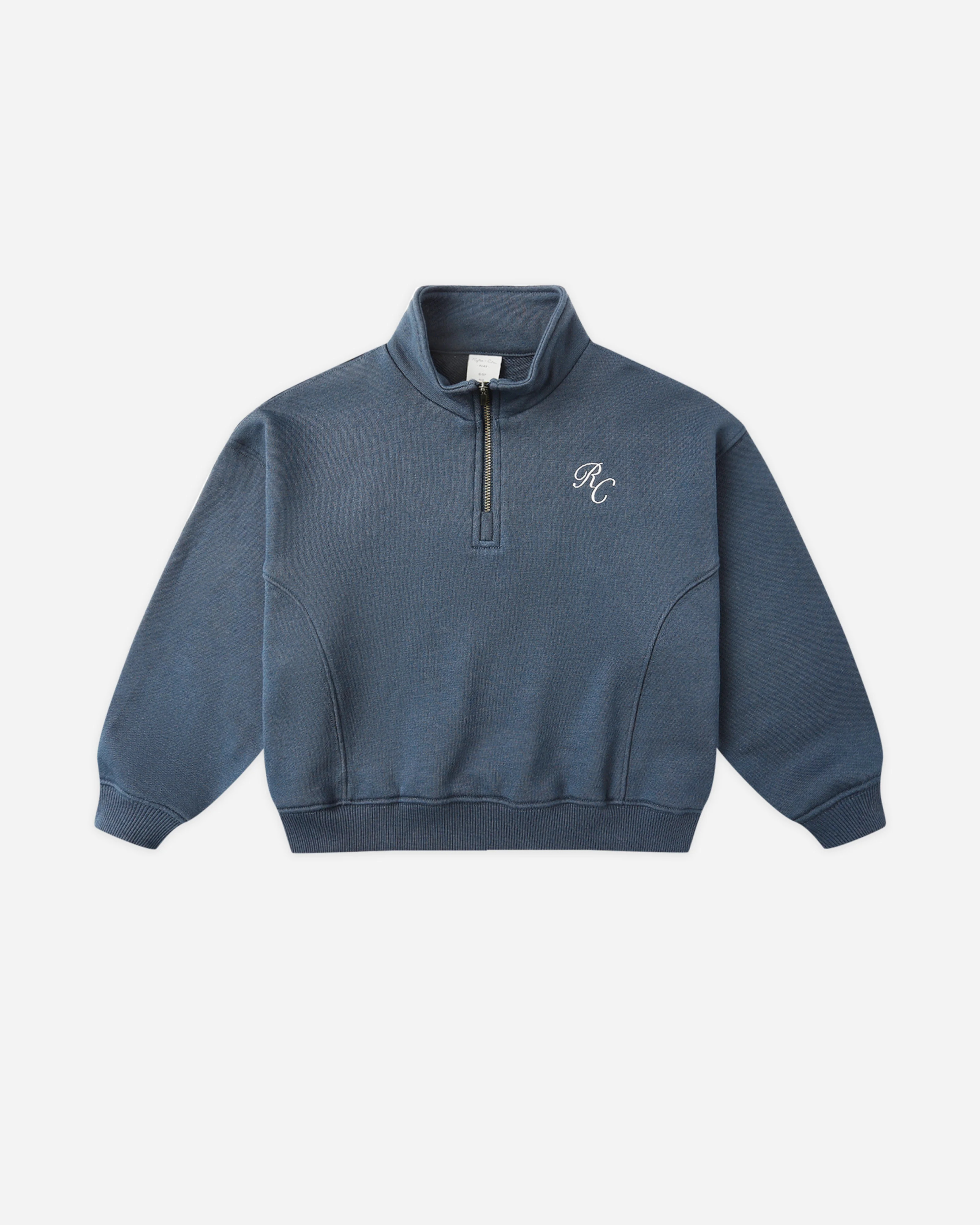 Half Zip Sweatshirt || Navy | Rylee + Cru