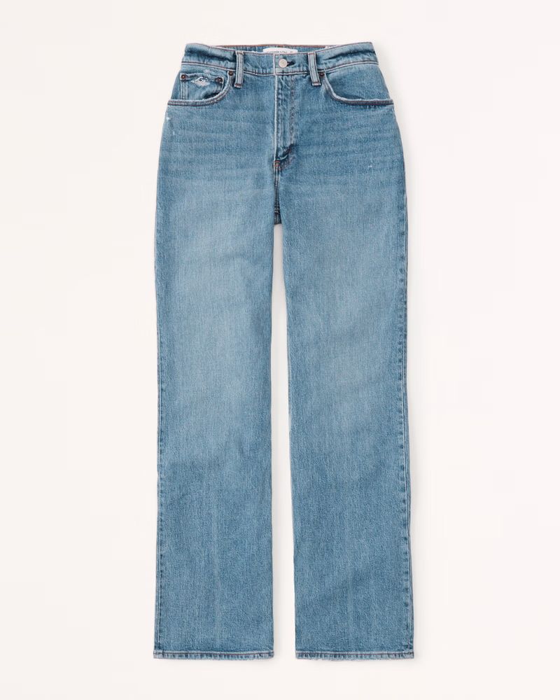 Women's Curve Love High Rise 90s Relaxed Jean | Women's 25% Off Select Styles | Abercrombie.com | Abercrombie & Fitch (US)
