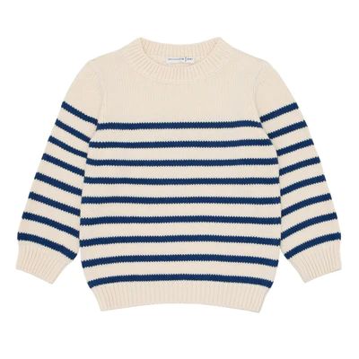 unisex breton stripe knit sweater | minnow