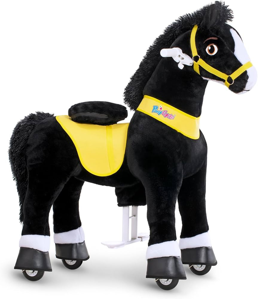 PonyCycle Pony Cycle 4-8 Authentic Ride on Pony Toy Spring Horse (with Brake/ 35.4" Height/Size 4... | Amazon (US)