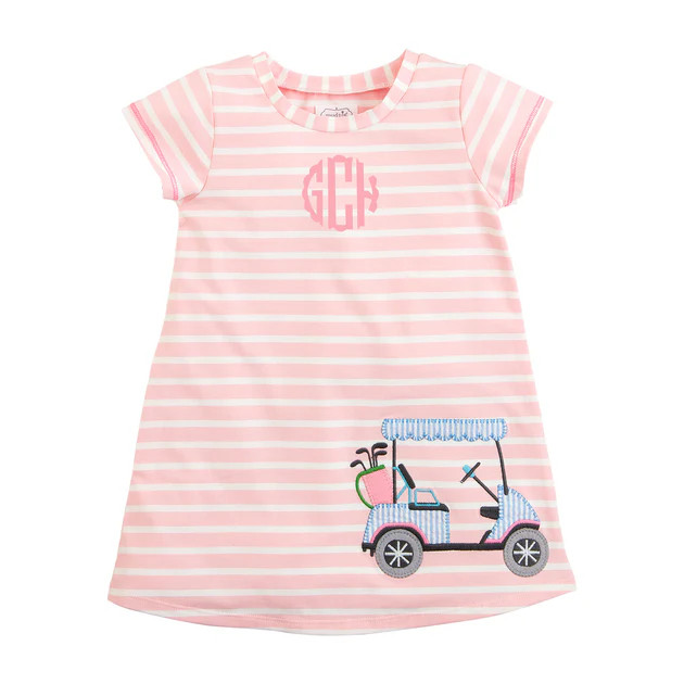 Golf Pink Knit Dress | Classic Whimsy