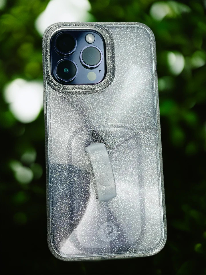 Loopy Cases - Clear Sparkle Silver | Loopy Cases