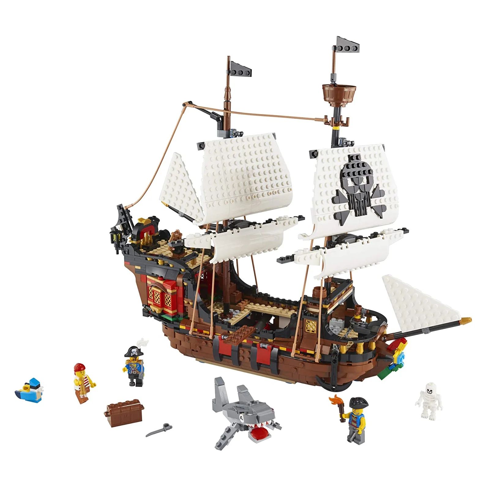 LEGO Creator 3 in 1 Pirate Ship Building Set, Kids can Rebuild the Pirate Ship into an Inn or Sku... | Walmart (US)