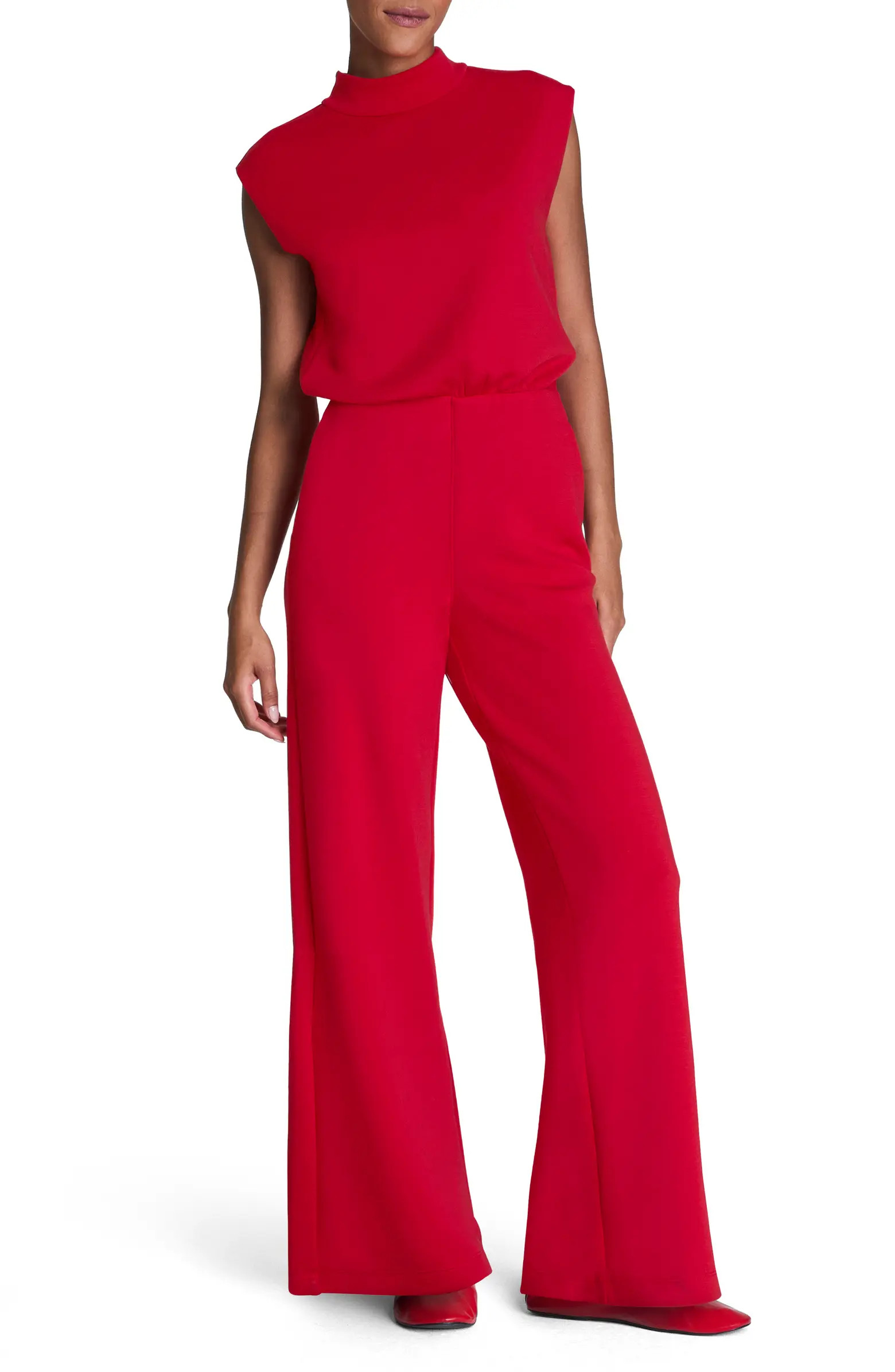 SPANX® AirEssentials Mock Neck Jumpsuit | Nordstrom | Nordstrom