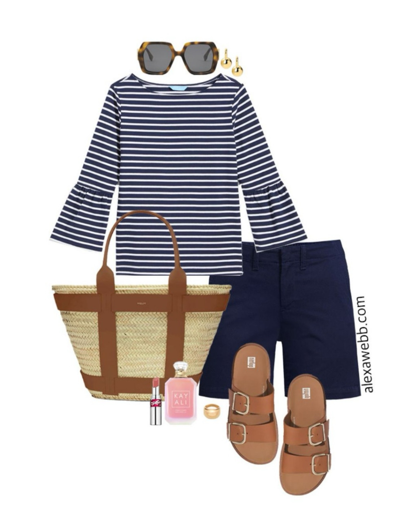 Plus Size Resort Capsule - Part 2 - Plus Size Navy Chino Shorts Outfits - Are you headed somewhere warm this winter? A resort vacation? Well, here is a plus size resort capsule wardrobe. An easy way to pack for your next trip! Alexa Webb #plussizs

#LTKTravel #LTKSeasonal #LTKPlusSize